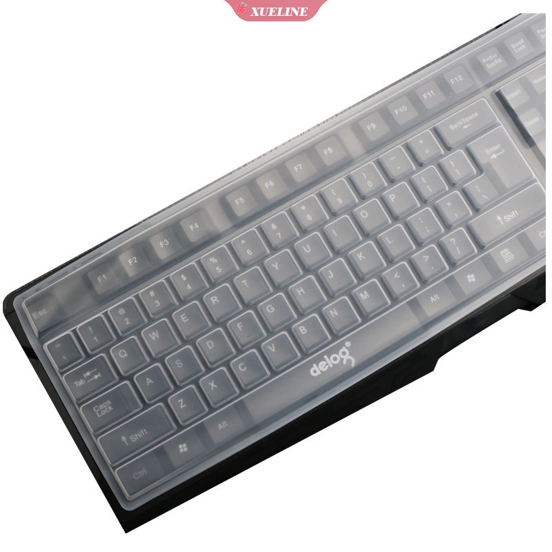 Film Pelindung Keyboard Bahan Silikon Transparan Tahan Air Anti Debu