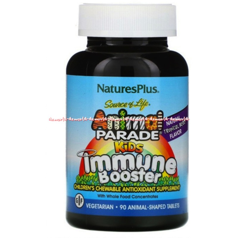 Nature's Plus Animal Parade im booster Multivitamin 90tablet Untuk Pertumbuhan Anak Nature Plus