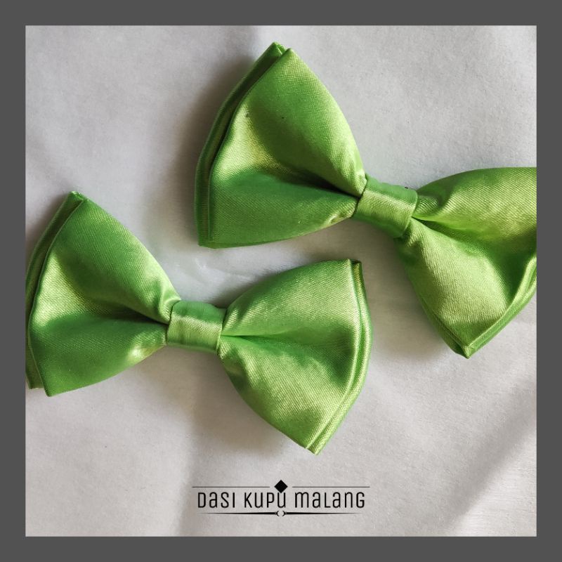 Dasi kupu hijau stabilo - hijau muda - Malang