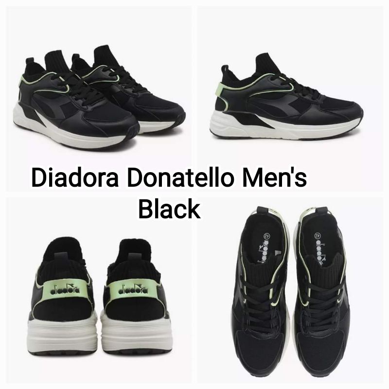 sepatu diadora donatello hitam