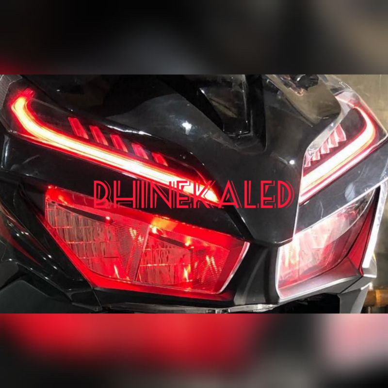 LED alis eagle eyes drl motor led alis motor mobil warna 12volt model pipih bukan bulat Panjang 30 Cm-5