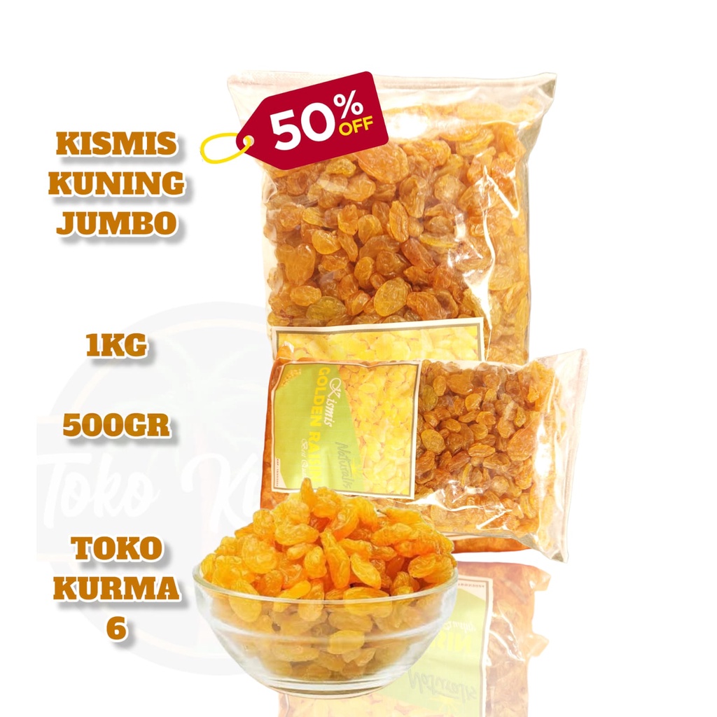 

KISMIS SEMI JUMBO 1KG /KISMIS KUNING