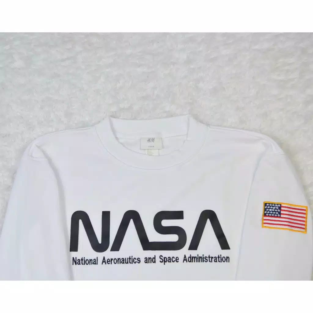 Sweater Crewneck NASA H&amp;M Script