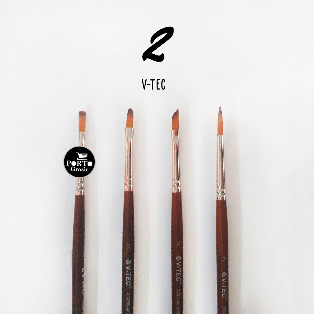 

V-Tec Artist Brush 2 / Vtec Kuas Lukis Gambar No.2