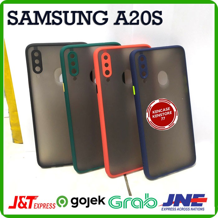 Case Samsung A20S M22 Matte Colour - Hard Case Samsung A20s Transparent Matte Casing