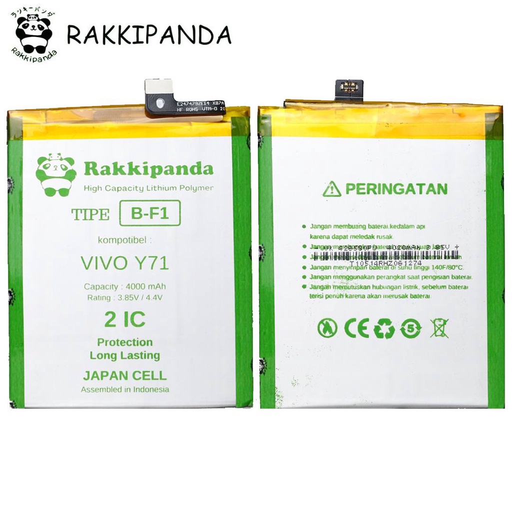 (R/K)- RakkiPanda - B-F1 BF1 B F1 Vivo Y71 Batre Batrai Baterai