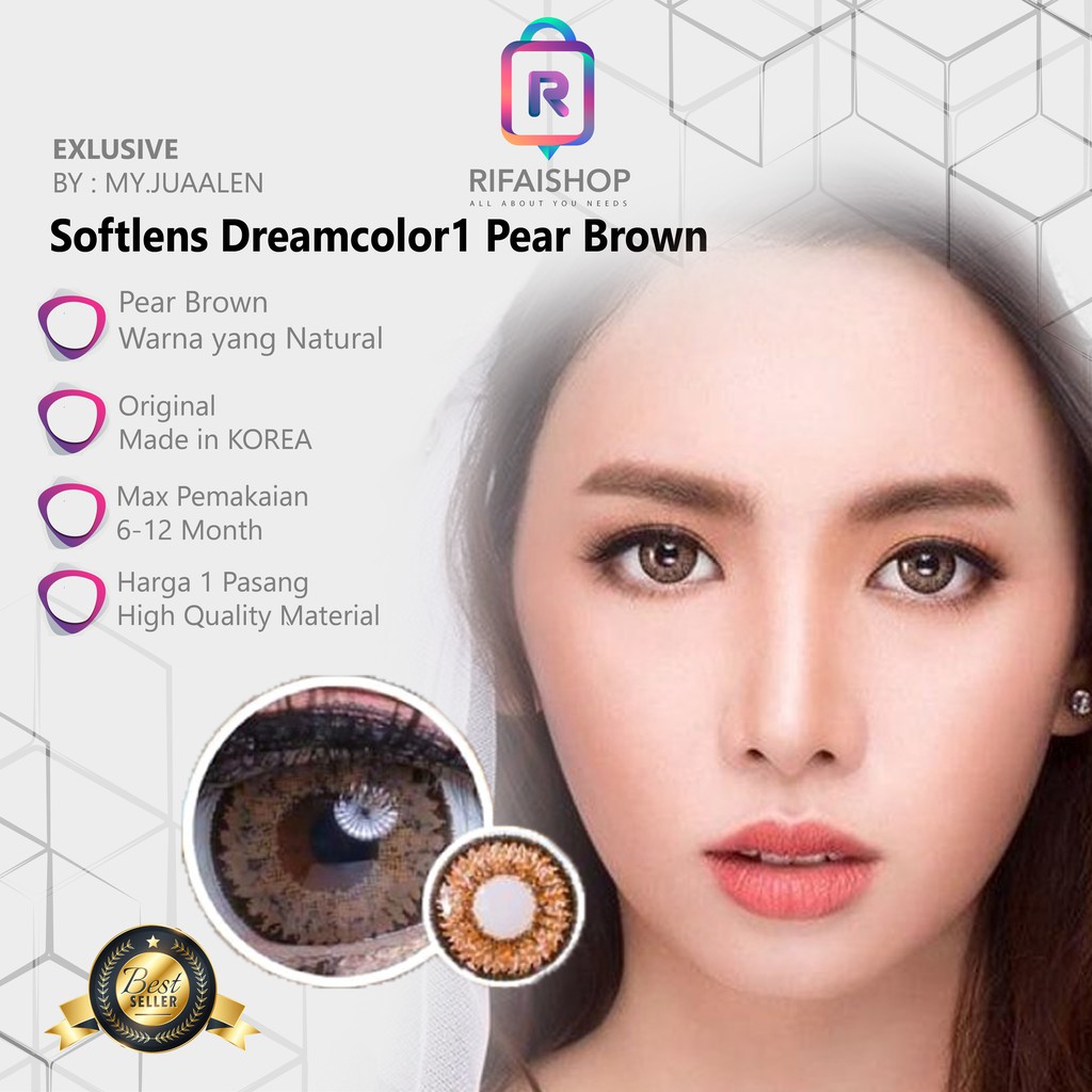 Softlens ORIGINAL Dreamcolor1 Pear Brown Softlenses Soft Lens