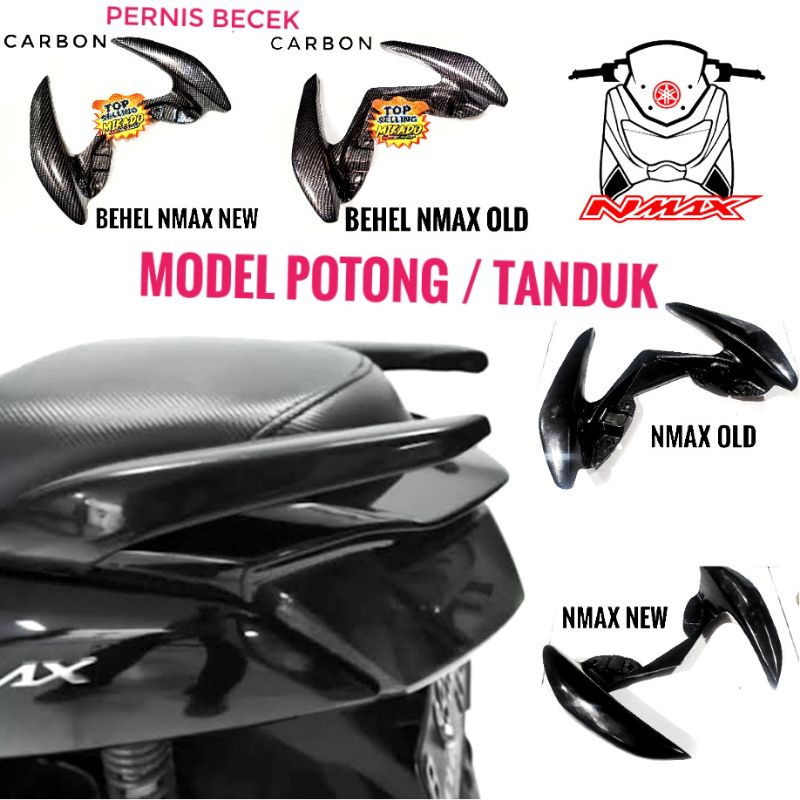 BEHEL POTONG NMAX OLD NEW TANDUK ORIGINAL BEGEL VARIASI JOK CARBON KARBON KEVLAR CVT COVER RADIATOR 