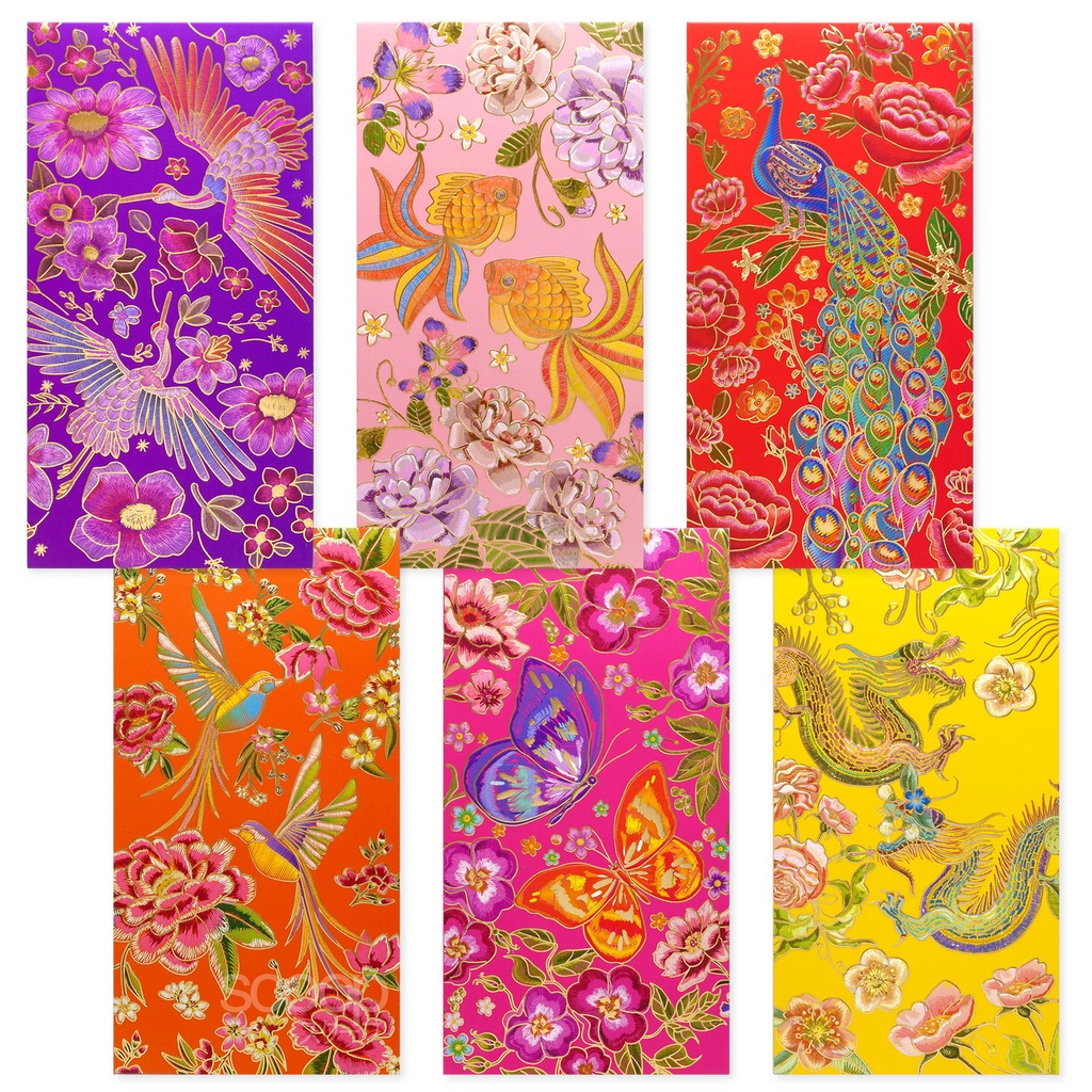 

Scoop Angpau / Hongbao Red Packet Imlek Premium (isi 6 Mix) 64011101