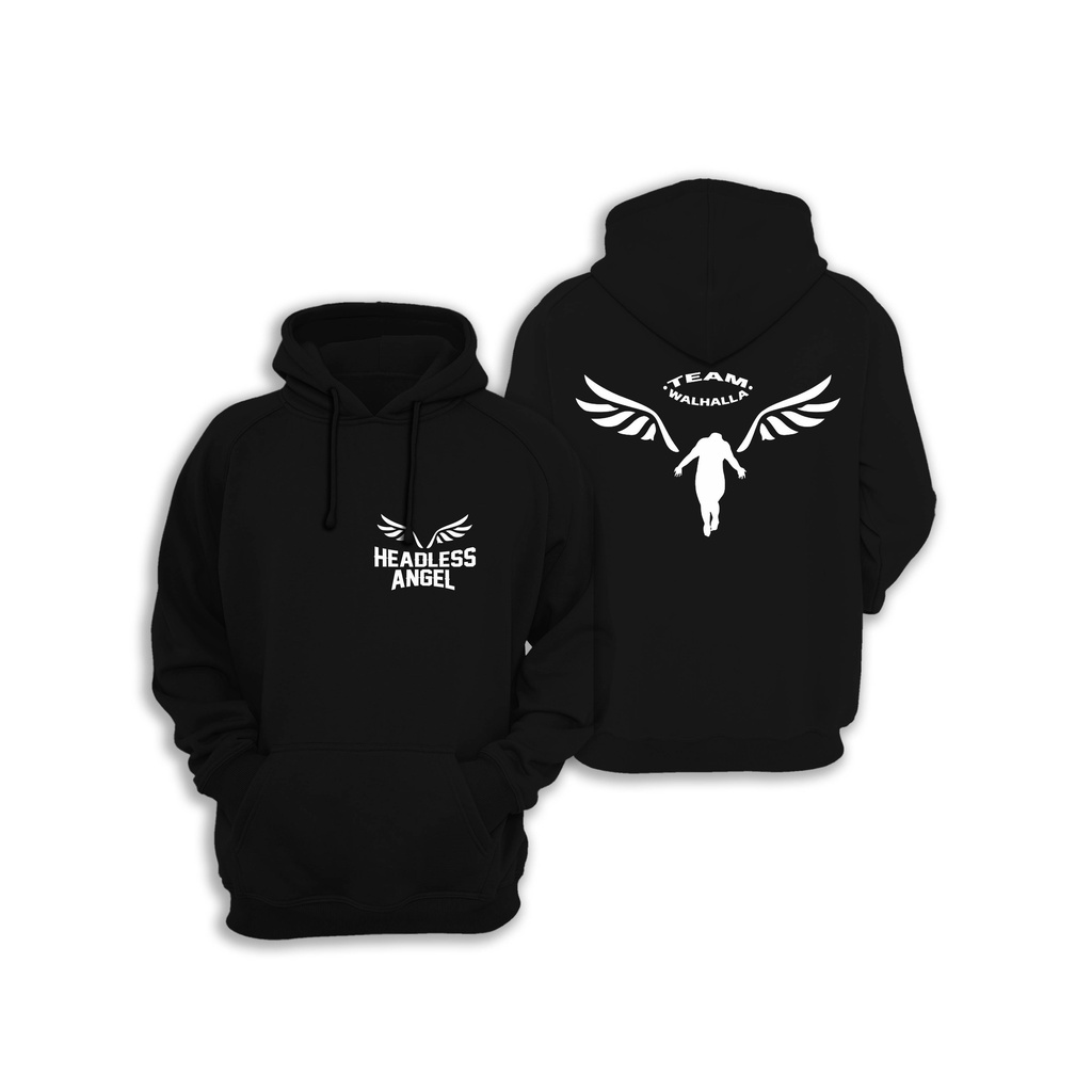 JAKET HOODIE Tokyo Revengers Valhala Team LOGO HEADLESS ANGEL