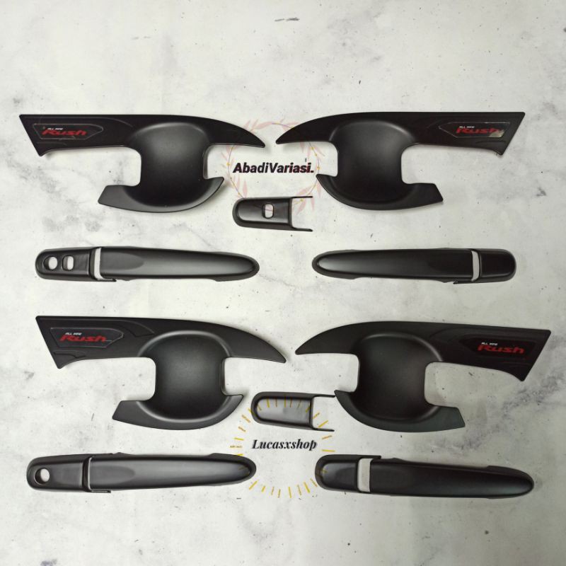 Paket Outer Handle All New Rush Hitam