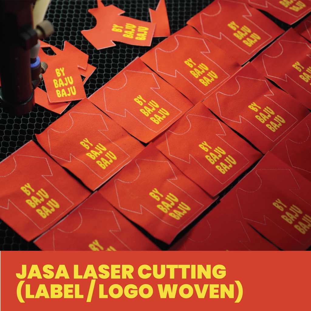 Jasa Laser Cutting (Label / Logo Woven)