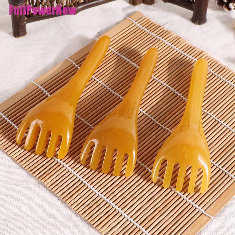 (Full) 1pc Sisir Gua Sha Bahan Resin Untuk Pijat Kulit Kepala