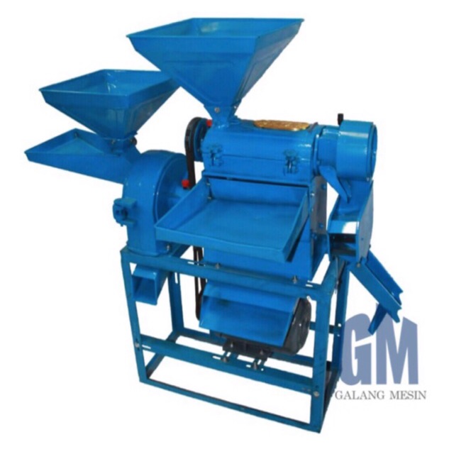 MAHKOTA Mesin Penepung Penggiling Padi Tepung Perontok Pemipil Jagung  3in1 KD350-6 Multifungsi Gili