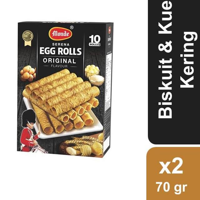 

4.4 Promo Brand Monde Serena Egg Roll Original 70 g -2pcs