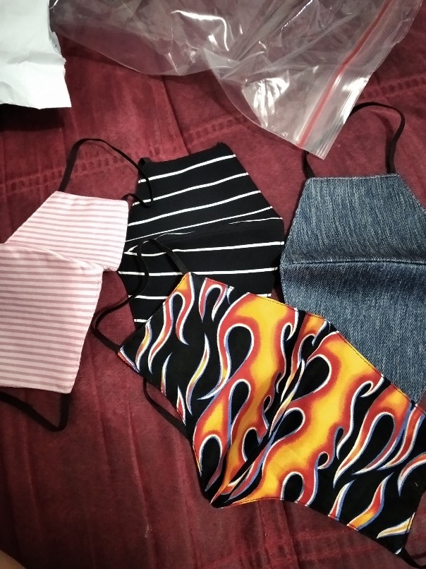 2-ply (bundle 3-mask) (tanpa Selipan Kantong) Cloth Face Mask