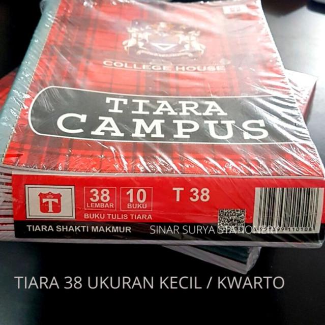 

☜ Buku Tulis Tiara Campus Kecil 38 Lembar (per Pak) ✵