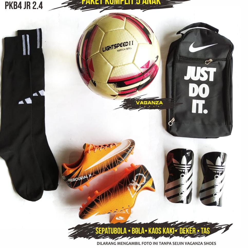 [KODE 2909] SEPATU BOLA ANAK KECIL JUNIOR BONUS BOLA KAOS KAKI DEKER TASSEPATU