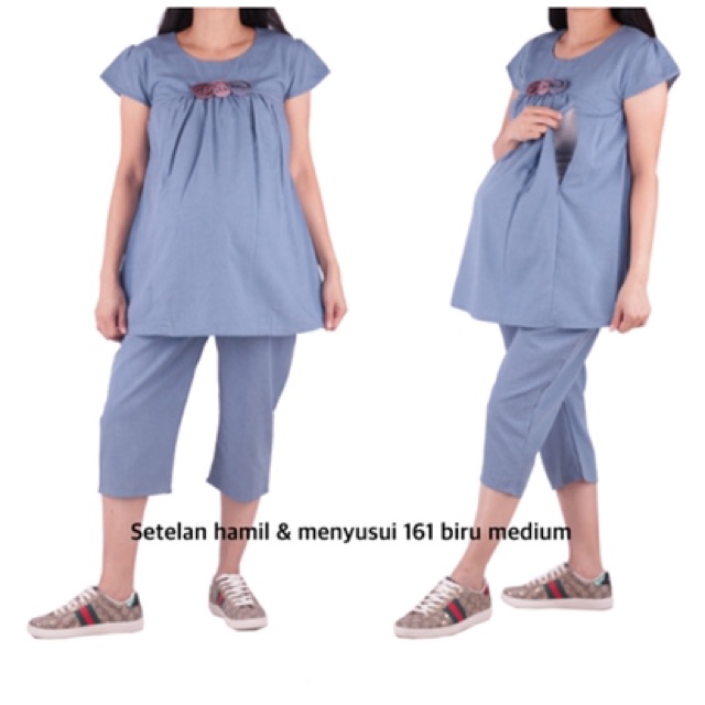 Setelan santai baju hamil 161