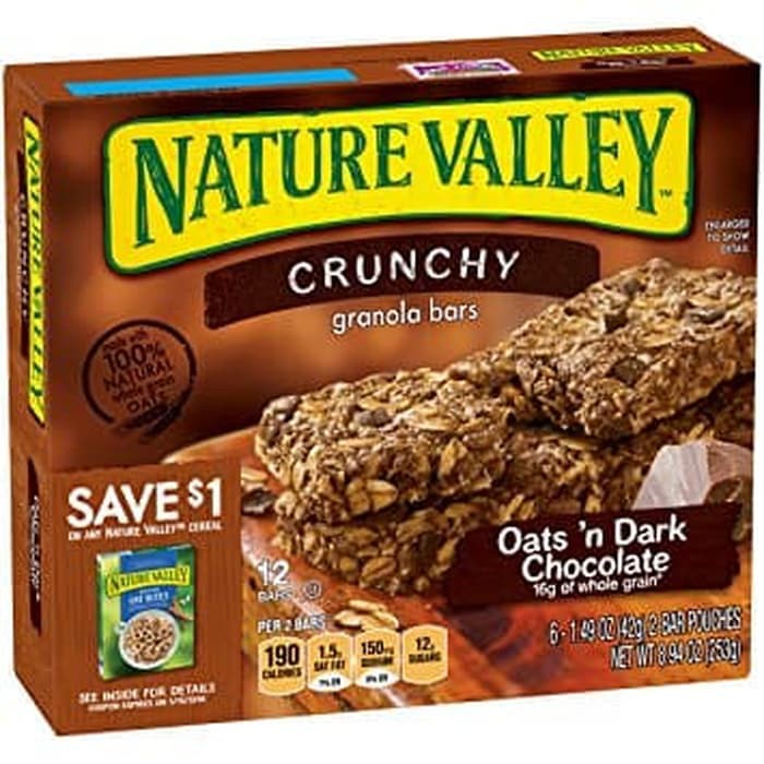 

#HANDCARRY Nature Valley Oats & Dark Chocolate Granola Bar 252g - UFOHCR1790