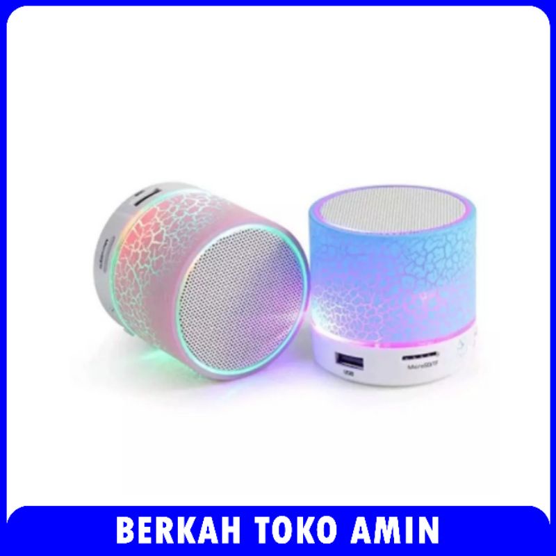 Speaker Bluetooth Mini Creck LED Mini USB S10 Murah - Speaker Portable Mini LED Usb Retak Music Box