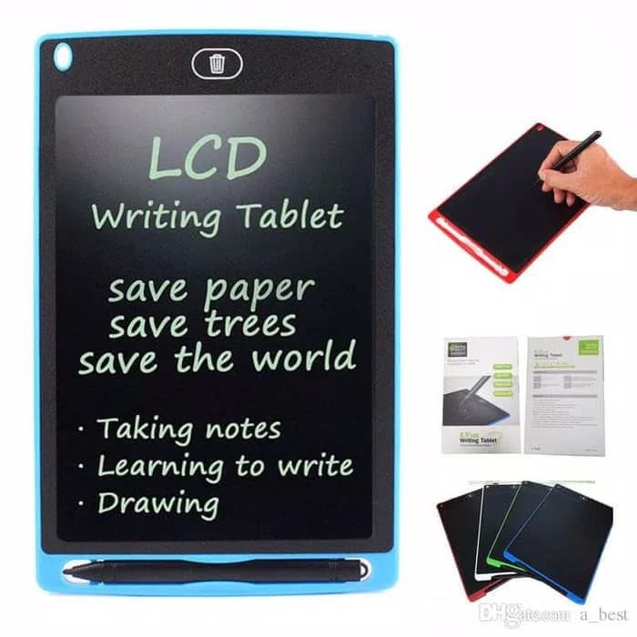 

LIMITED LCD Writing Drawing Tablet 85 Papan Tulis Gambar Tanpa Pena dan Kertas - Random LIMITED