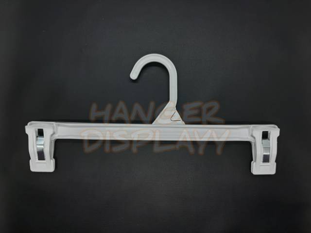 Hanger Jepit Celana / Kerudung / Rok / Baju Dewasa-Remaja Plastik | Gantungan Baju Jepit Dan Celana