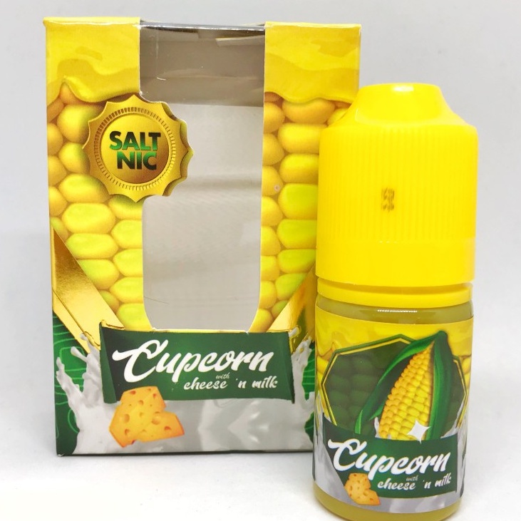 LIQUID CUPCORN 30ML 25MGE SALT CUP CORN CHEESE AND MILK