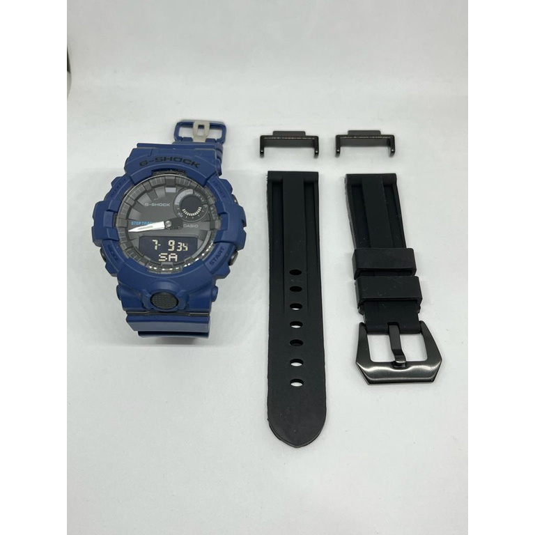 Strap silikon PN universal G-SHOCK Casio Nilon Kanvas Strap GD110/110/120 GA110/100 DW5600 DW6900 GA400 dengan Konektor Adaptor stainless