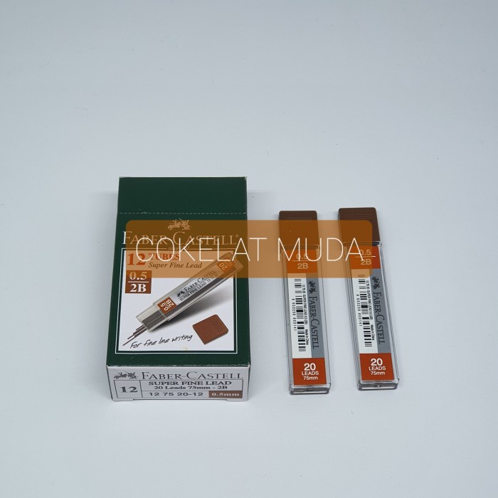 

Diskon Refill Pensil Mekanik Faber Castell 2B 0.5 Mm (Pcs) Diskon
