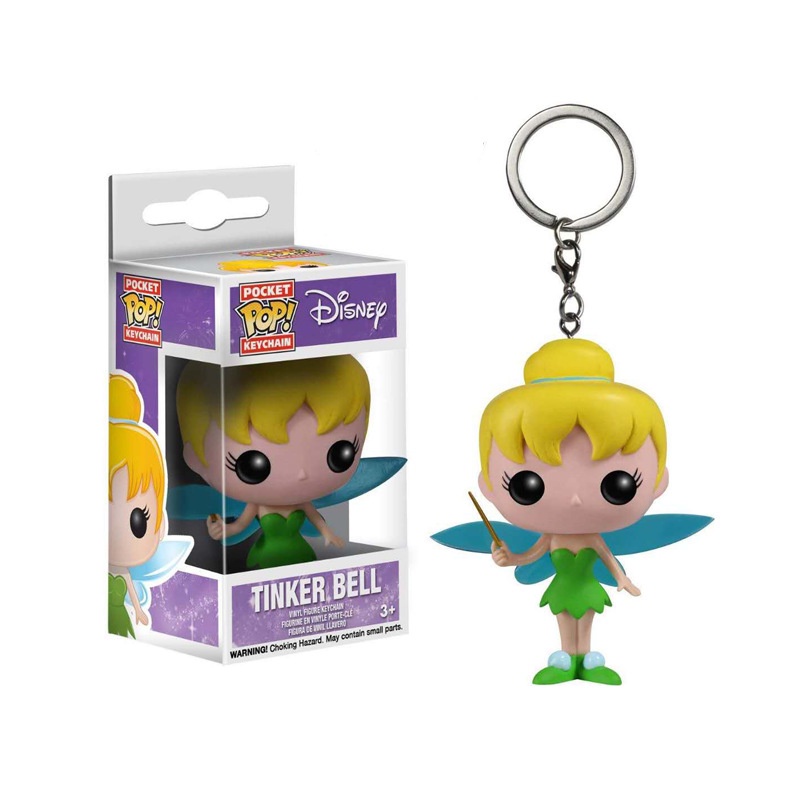 Funko POP Gantungan Kunci Bentuk Peri Tinker Bell Mermaid Sailor Moon Anna Elsa Bahan PVC