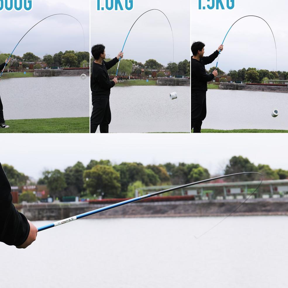 C20H Joran Tegek Fishing Rod Carbon Tegek Panjang 3.6m 4.5m 5.4m Fishing Pole Fishing Float Set joran tegek 7QQ
