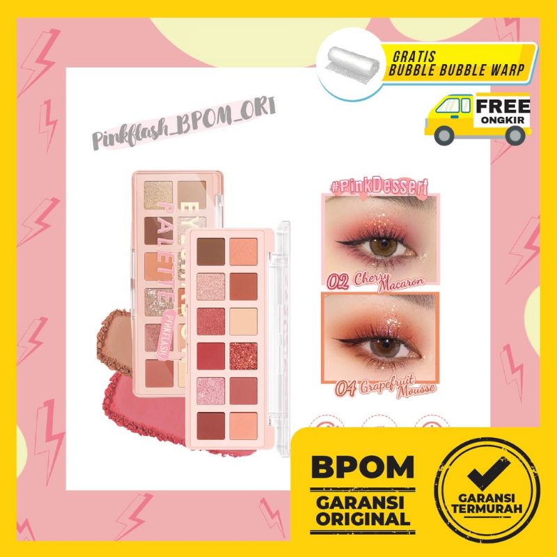 PINKFLASH Eyeshadow Palette PinkDessert Pink Dessert 12 Shades