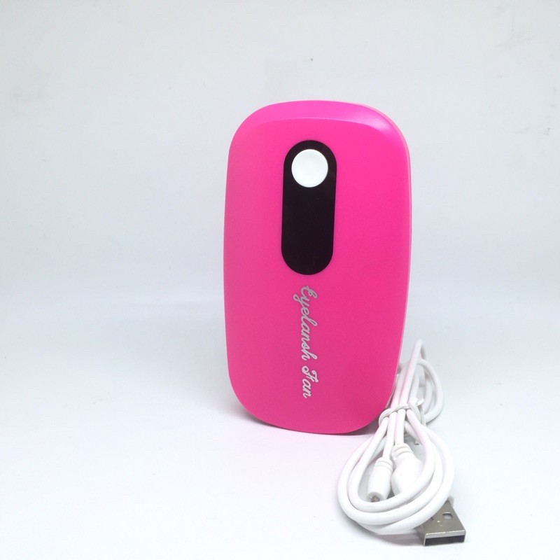 Mini Air Conditioning Automatic Fan/Blower Kipas Eyelash Angin Otomatis Automatic Warna Pink