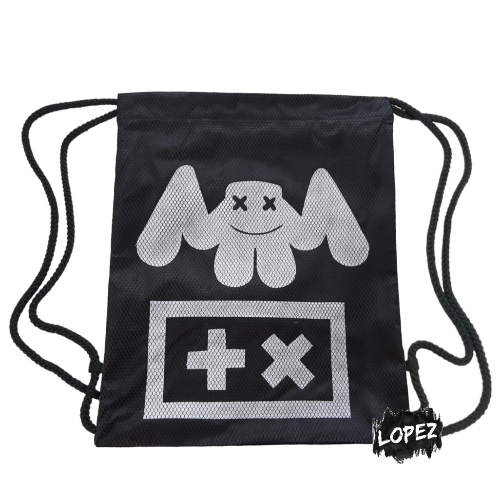 Tas Jaring Marshmello Martin Garrix / Tas Ransel Musik DJ / Backpack Music Lopez