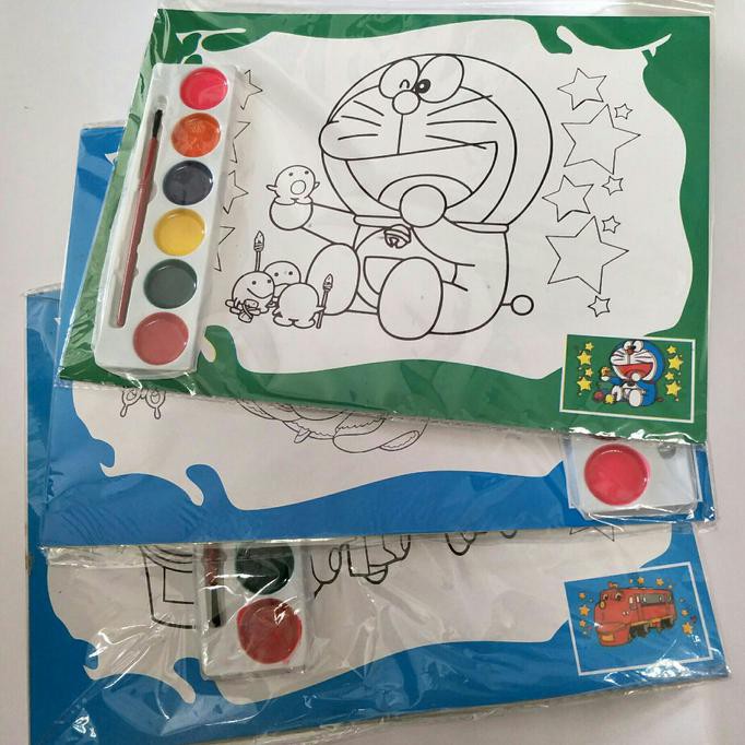 

14.84Ftgrdujh- Mainan Edukatif Lukis Cat Air Murah Suvenir Ultah Murah -Toko-Boneka.