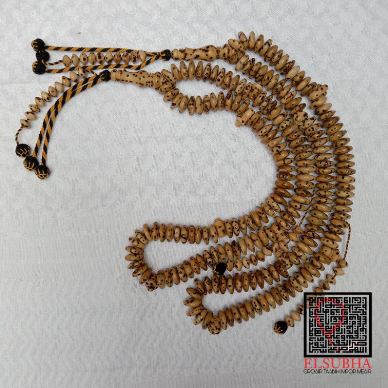 Tasbih Oud Sholib Pipih 16mm Original Mesir