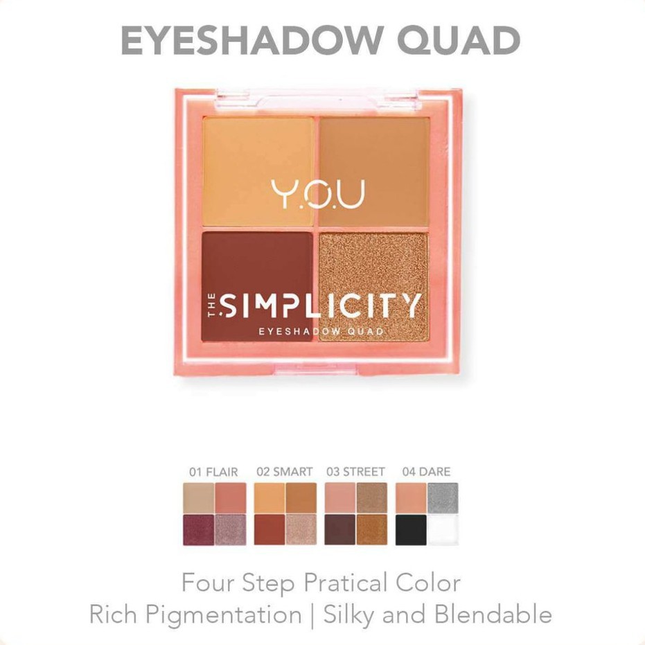 YOU THE SIMPLICITY EYESHADOW QUAD