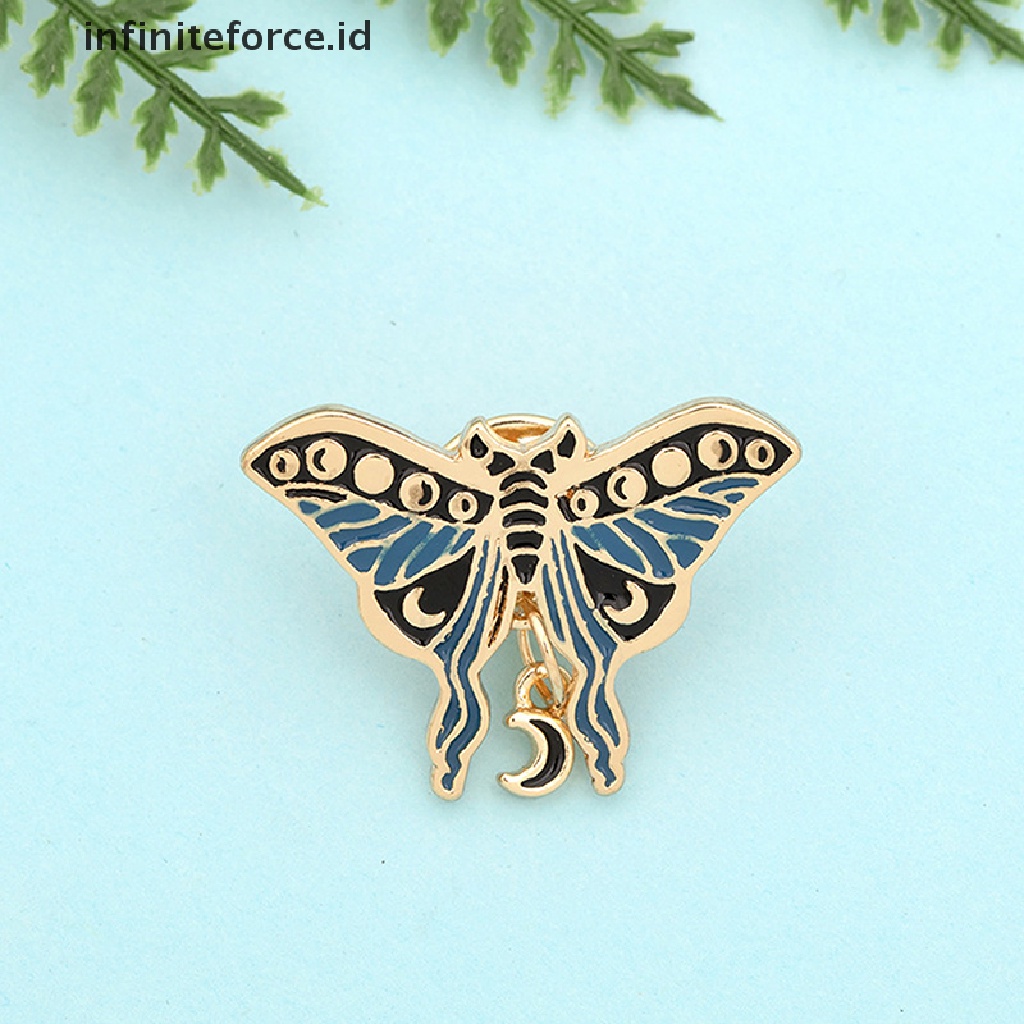 Bros Enamel Bentuk Kupu-Kupu