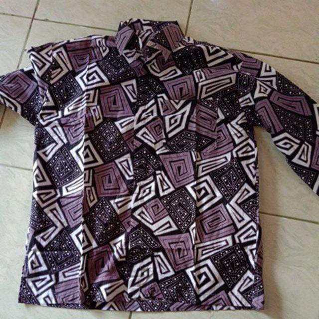 Diskon Bswart Batik Hrb026 Kenongo Hem Pendek Padi Pekalongan M L Xl Batik Pria Murah Modern Grosir