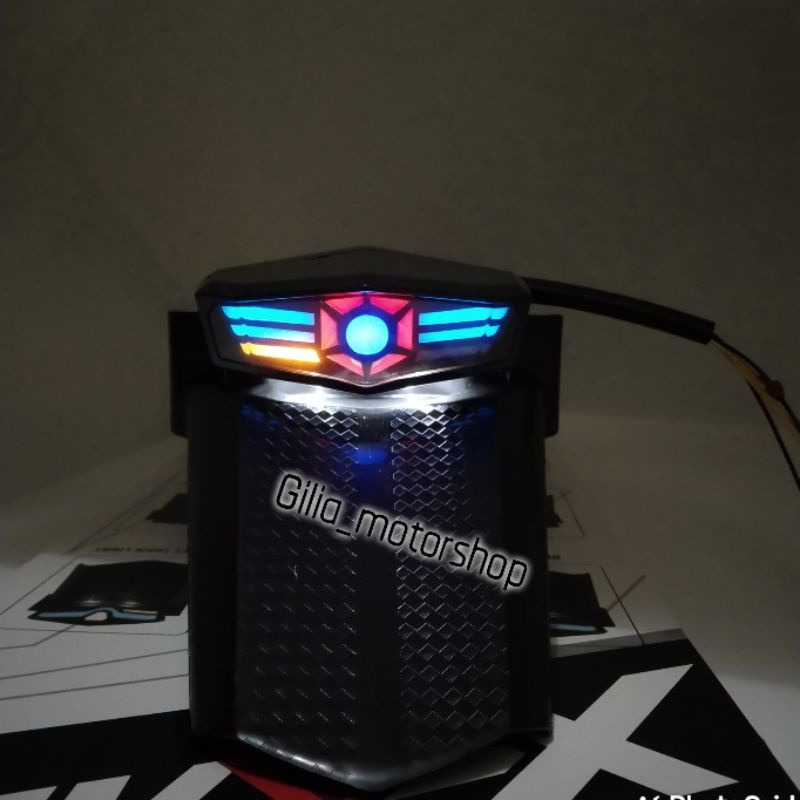 Buntut Spakbor Belakang LED 3in1 Honda CRF 150 XR 150 Lampu Stop LED CRF