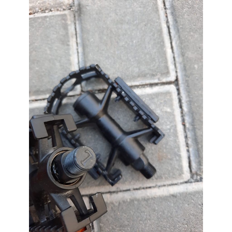 TERMURAH!!! Pedal Sepeda BMX / GENIO ALLOY Hitam As Kecil / Realpict