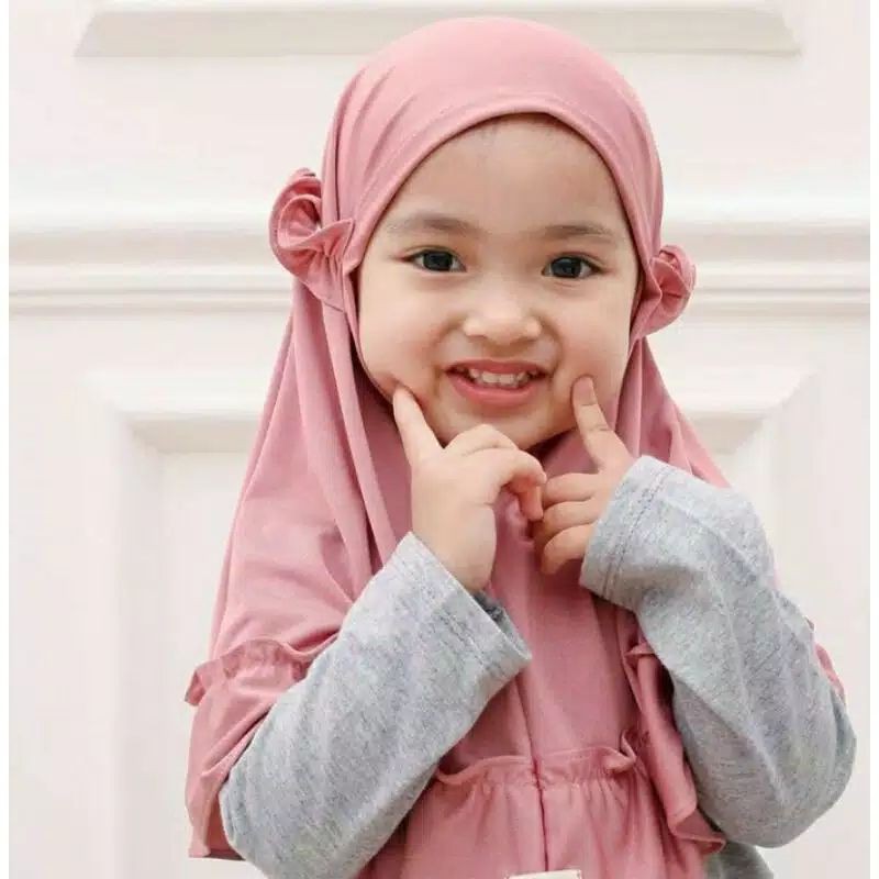 JILBAB ANAK CARLA  USIA 0-3 TAHUN PREMIUN/HIJAB BAYI