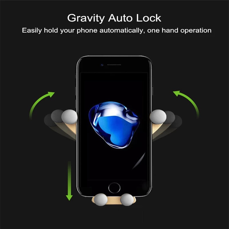 360 ° Rotating Gravity Mobil Mount Air Vent Stand Holder Untuk Ponsel Ponsel GPS