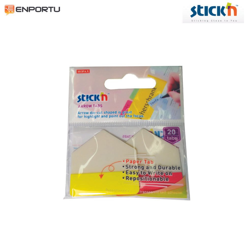

Sticky Note Hopax Arrow Tabs Yellow Red 26062 - Memo Bening Transparan Highlight Bookmark Promo