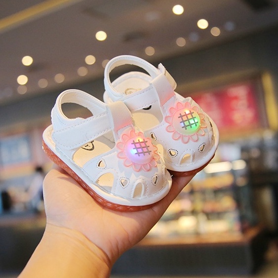 babyfit nov SHINING FLOWER sepatu citcit lampu anak baby sepatu belajar jalan import ty-611