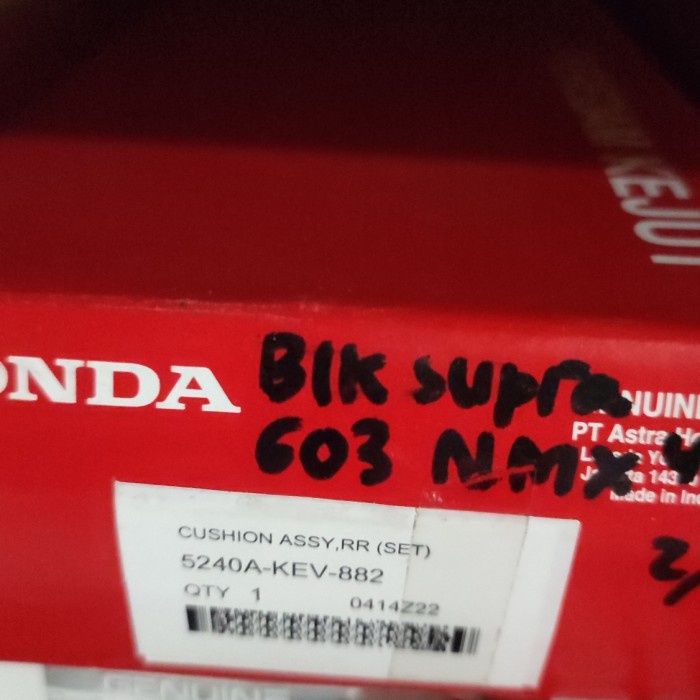 SHOCKBREAKER BELAKANG SUPRA KEV ORIGINAL