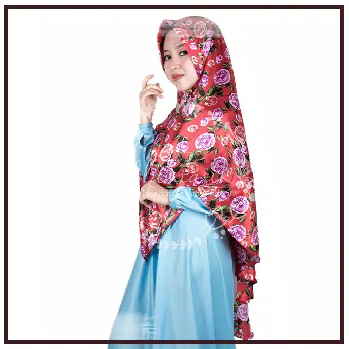 jilbab syari maxmara bunga mawar R.12