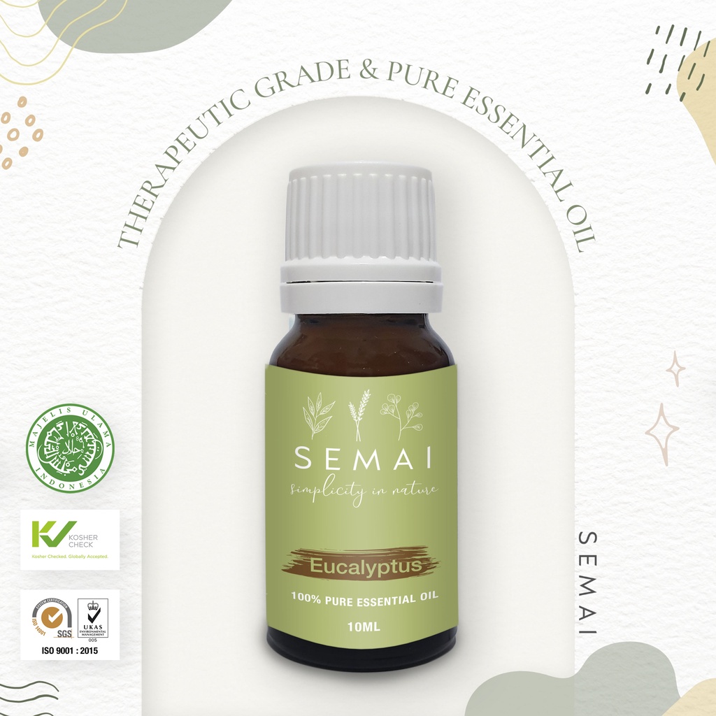 SEMAI Eucalyptus Essential Oil Diffuser Aromatherapy Minyak Atsiri