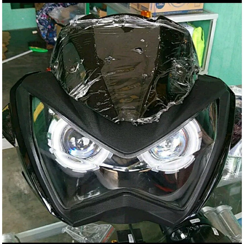 Jual Paket Hemat Headlamp Z250 Plus Lampu Proji Replika Headlamp Ninja Z250 Plus Led Projie Kepala Ninja Indonesia Shopee Indonesia